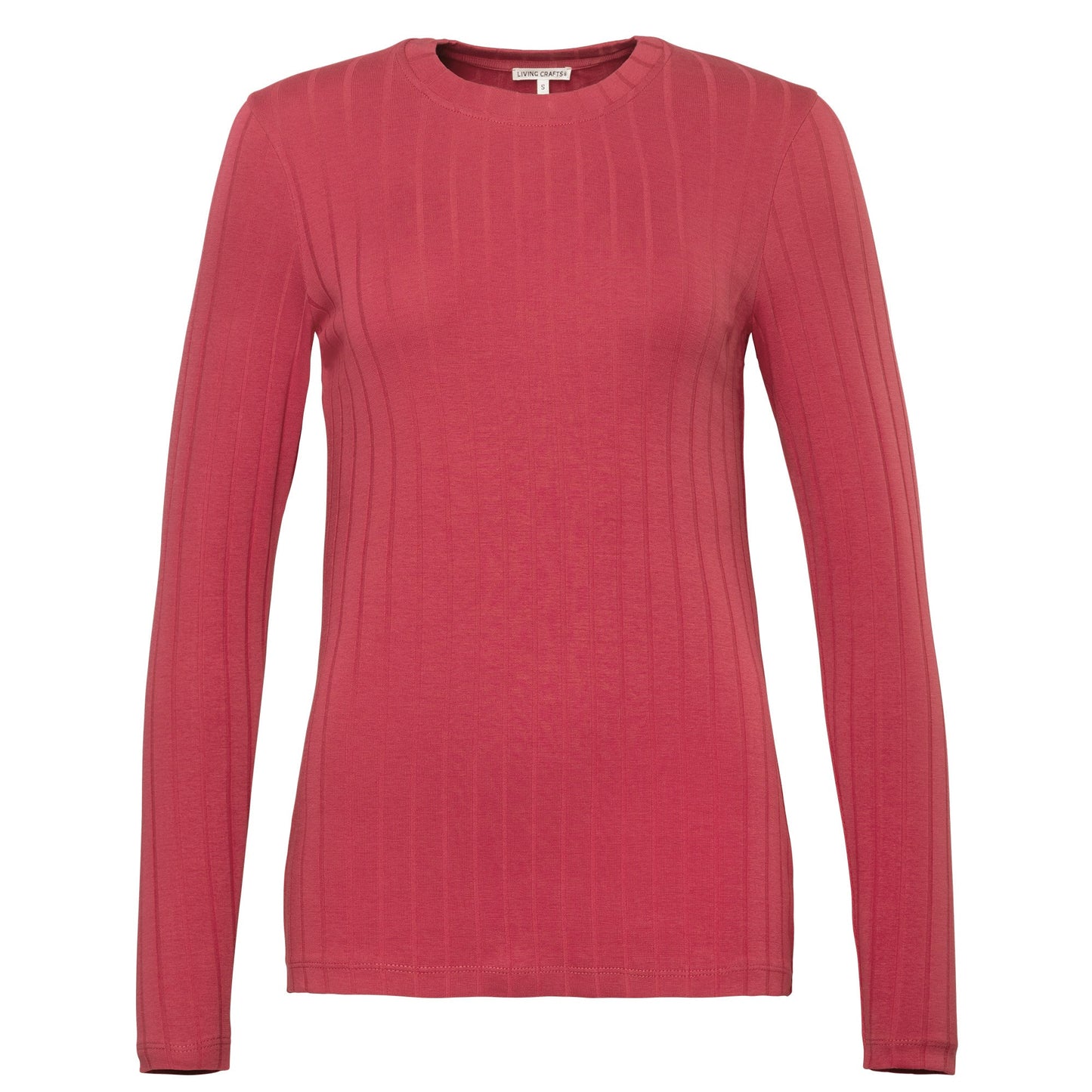 Organic Cotton Ribbed Long Sleeve T-Shirt – Womens
