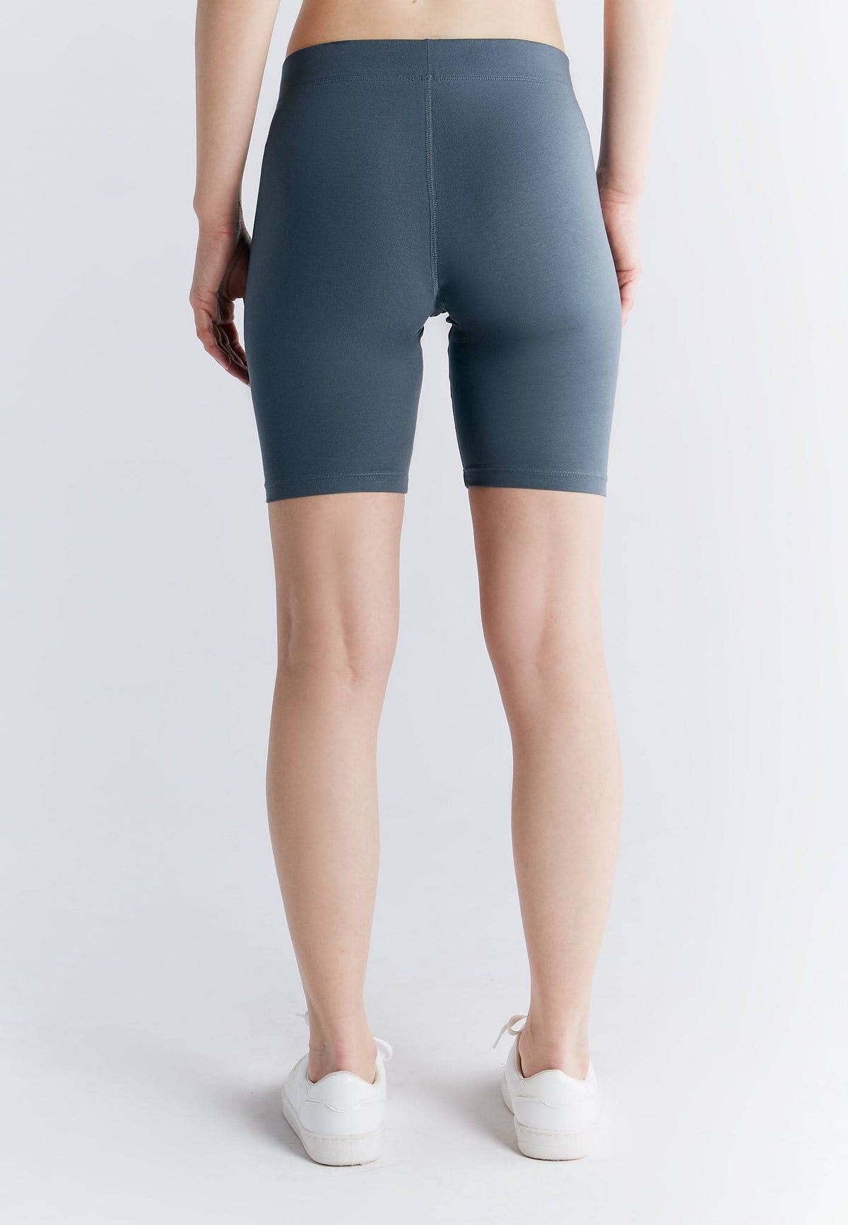 Organic High-Waisted Stretch Shorts for Women
