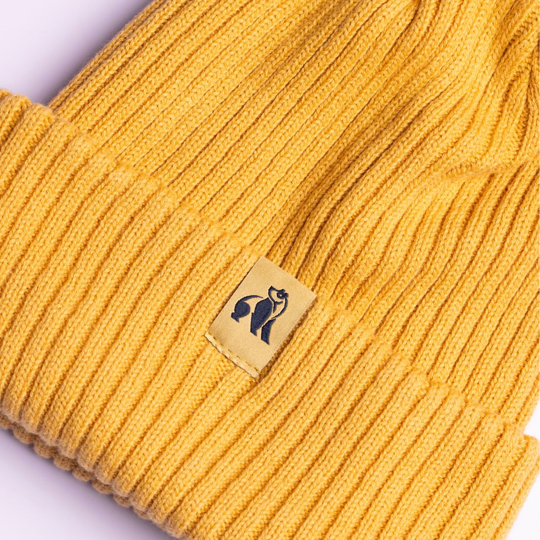 Organic Cotton Beanie – Mustard