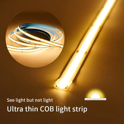 COB LED Strip Touch Dimmer - 5V USB Flexible Light Tape - Bascora