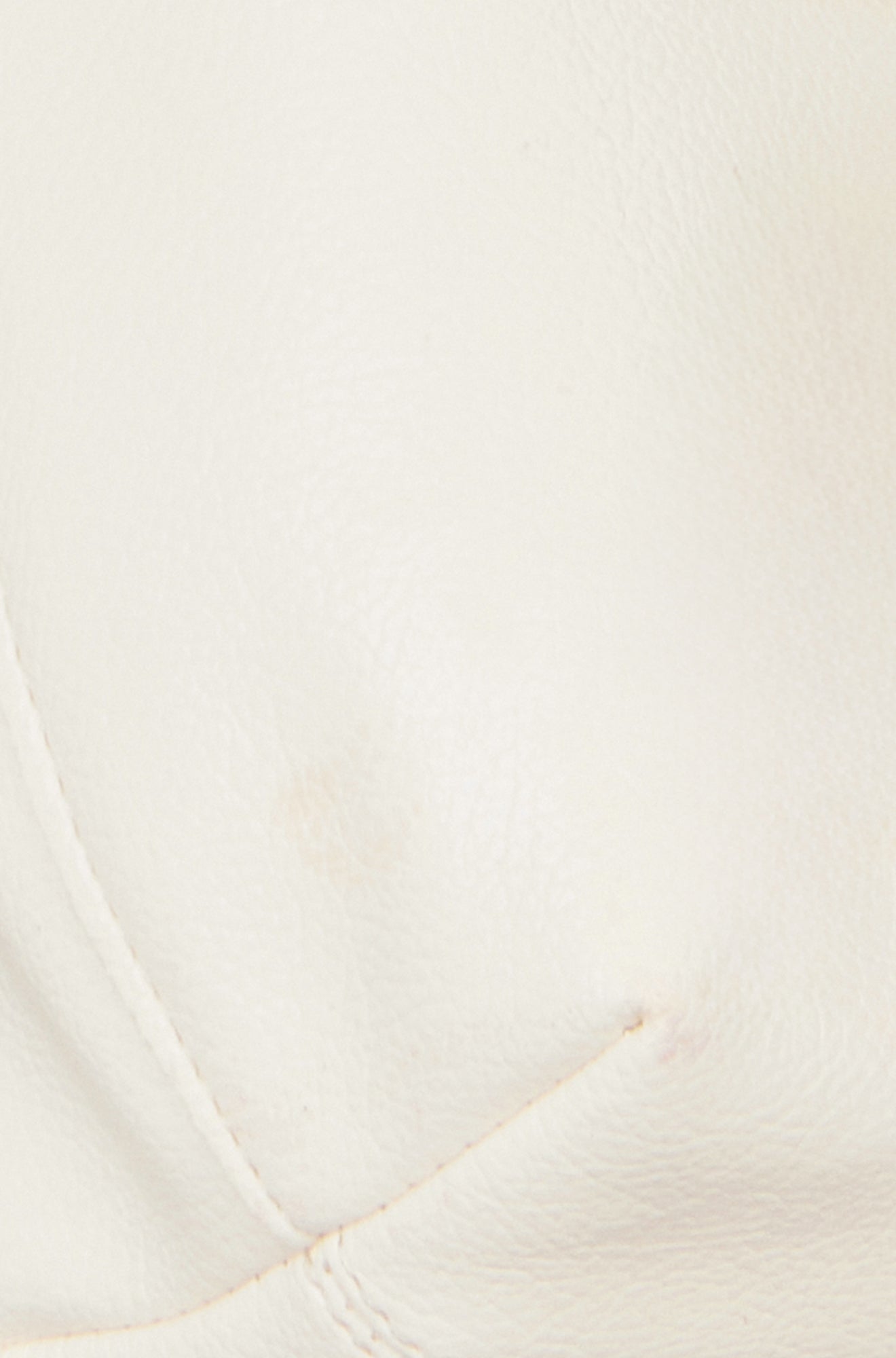 Ivory Shoulder Scoop Bag With Buckle