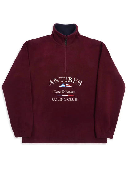 Antibes Fleece Burgundy - Bascora