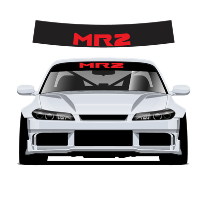MR2 v3 Custom Vinyl Sunstrip - Universal Fit 140cm/150cm/160cm