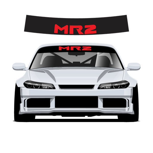 MR2 v3 Custom Vinyl Sunstrip - Universal Fit 140cm/150cm/160cm