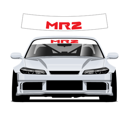 MR2 v3 Custom Vinyl Sunstrip - Universal Fit 140cm/150cm/160cm