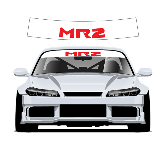 MR2 v3 Custom Vinyl Sunstrip - Universal Fit 140cm/150cm/160cm