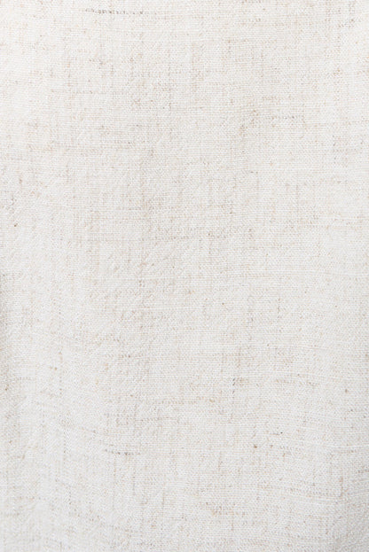 Kit Linen Mix 2 Pocket Short Sleeve Resort Shirt - Natural