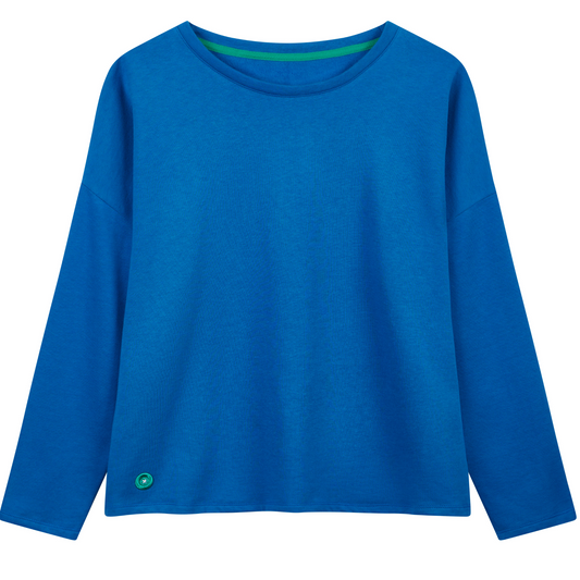 Loungers Organic Cotton Modal Boxy Sweatshirt