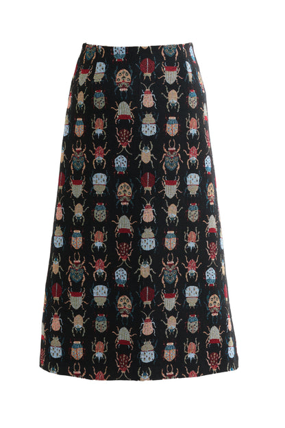Buffy Beetlejuice Jacquard Midi Skirt – Multicoloured