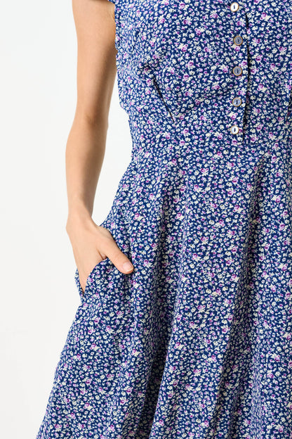 Cathleen Mini Tea Dress Ditsy Floral