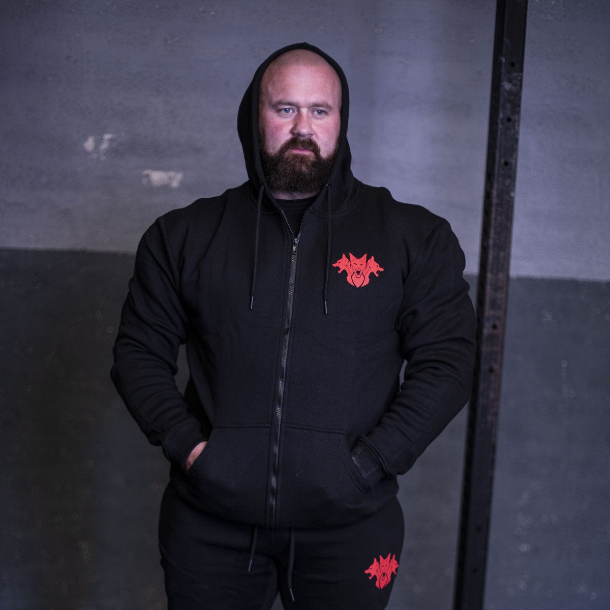 CORE Zip-Up Hoodie – Black