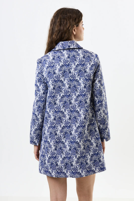 Abrigo corto de jacquard Dryden Wedgewood