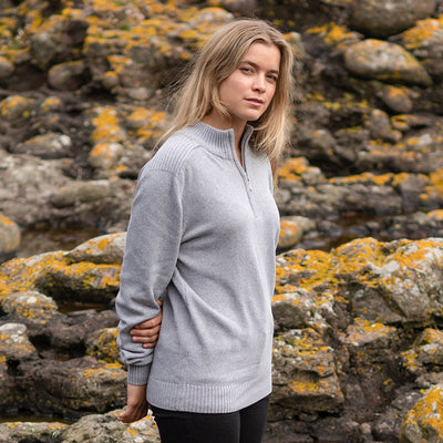 Quarter-Zip Recycled Sweatshirt