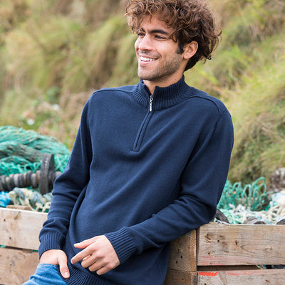 Quarter-Zip Recycled Sweatshirt