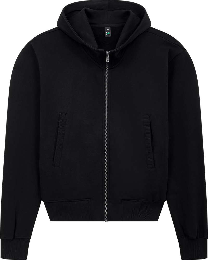 Organic Bomber Jacket Hoodie – Unisex