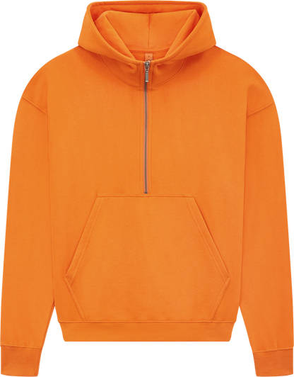 Organic Half Zip Hoodie: Womens