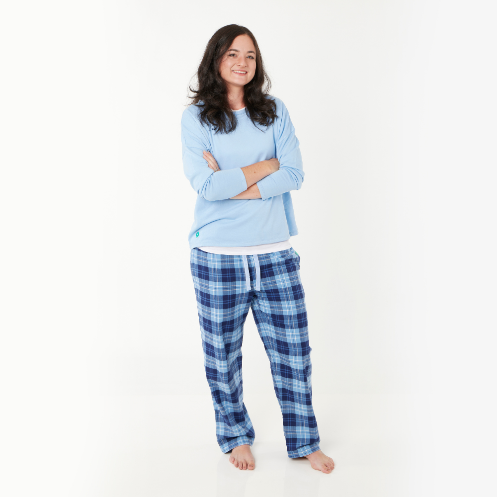 Loungers Women's Organic Brushed Cotton Beluga Trousers