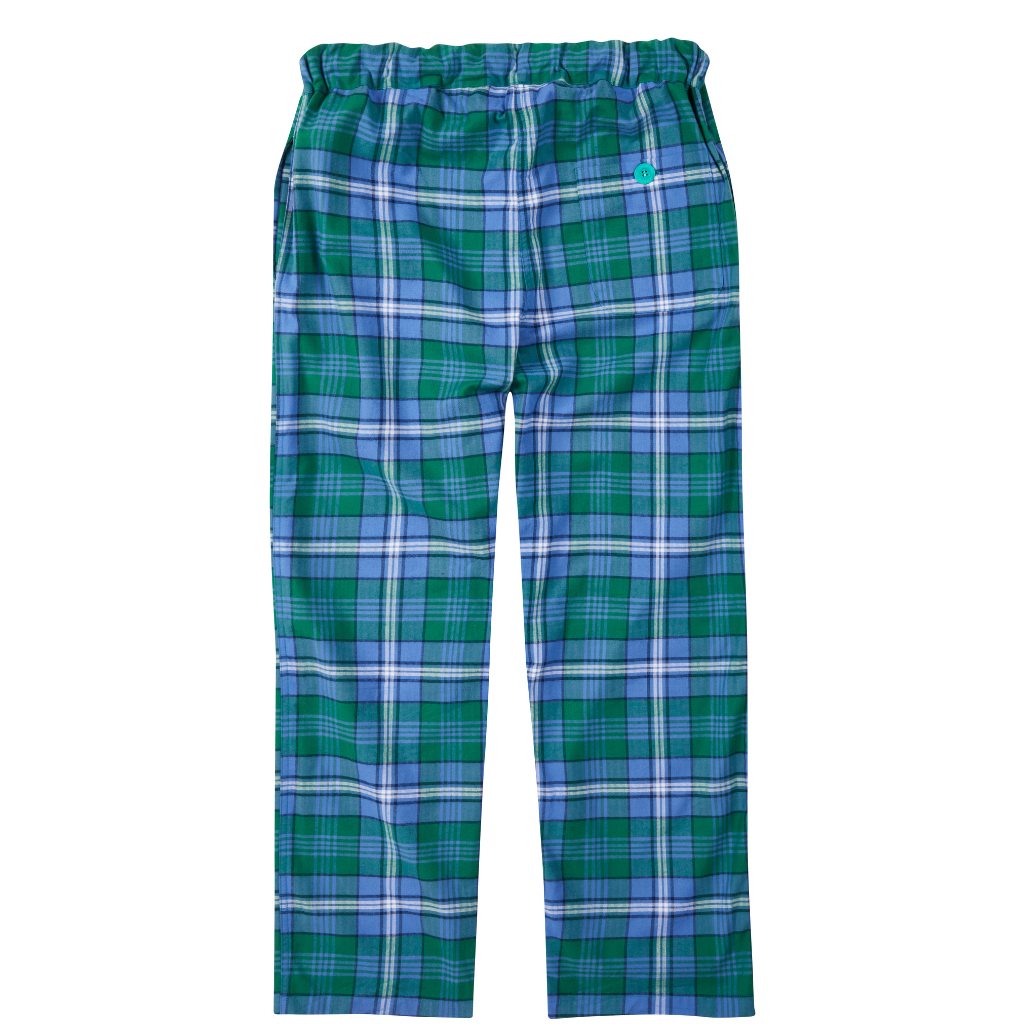 Loungers Organic Brushed Cotton Green Sea Turtle Trousers