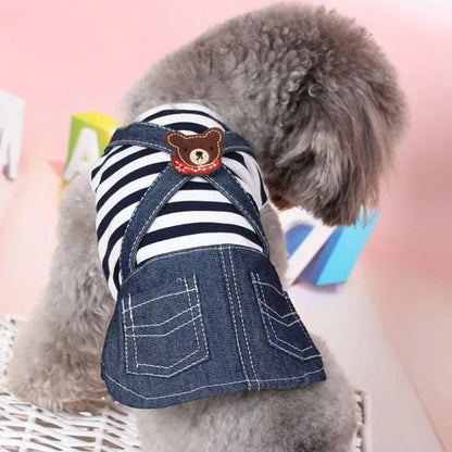 Striped Summer Dresses for Pets - Bascora