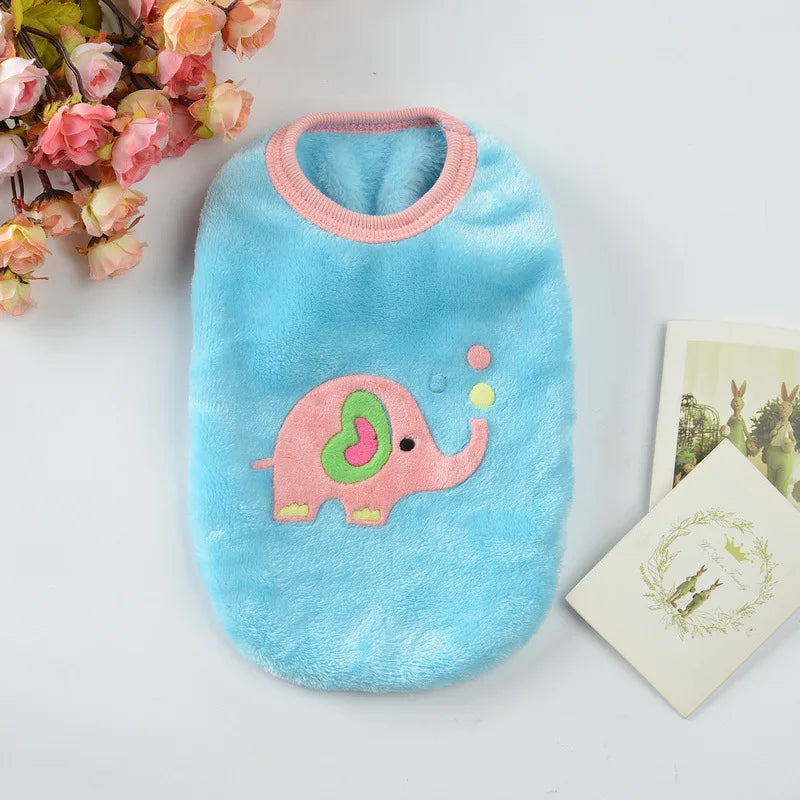 Vêtements polaires pour chiots nouveau-nés