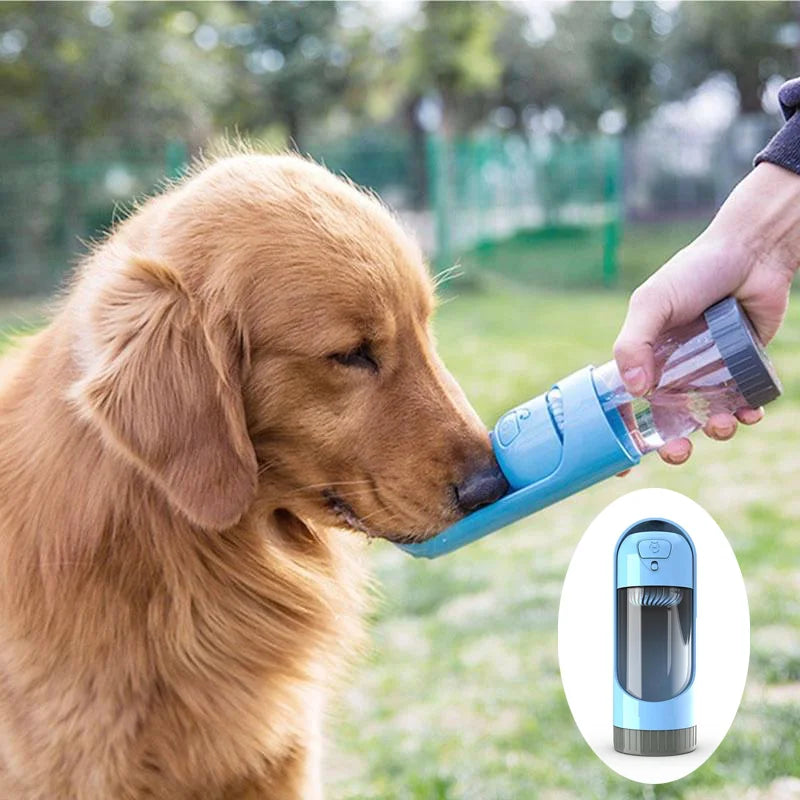 Portable Pet Water Bottle - Travel Drink Container for Dog