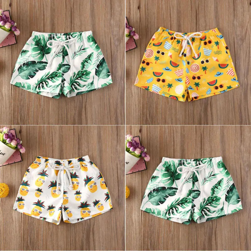 Short de bain unisexe pour tout-petits - Séchage rapide - De 0 à 4 ans
