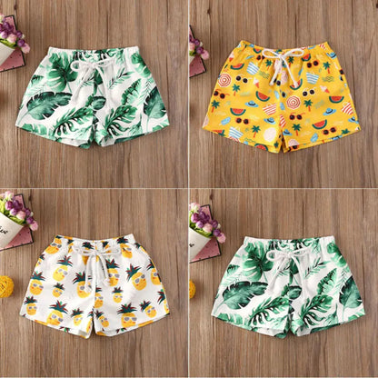 Toddler Swim Shorts Unisex - Quick Dry Beach Shorts Ages 0-4 Years - Bascora