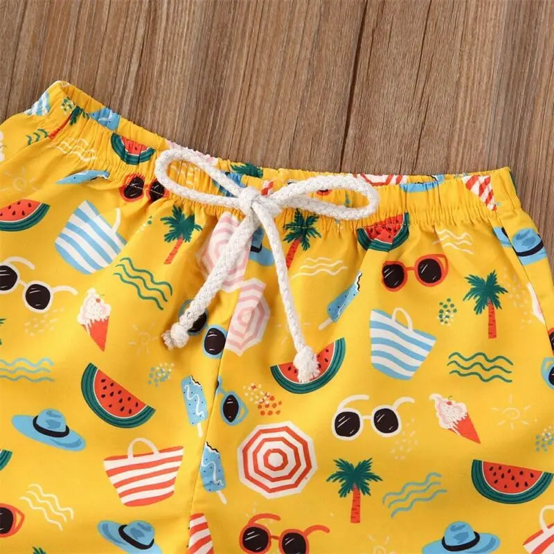 Short de bain unisexe pour tout-petits - Séchage rapide - De 0 à 4 ans