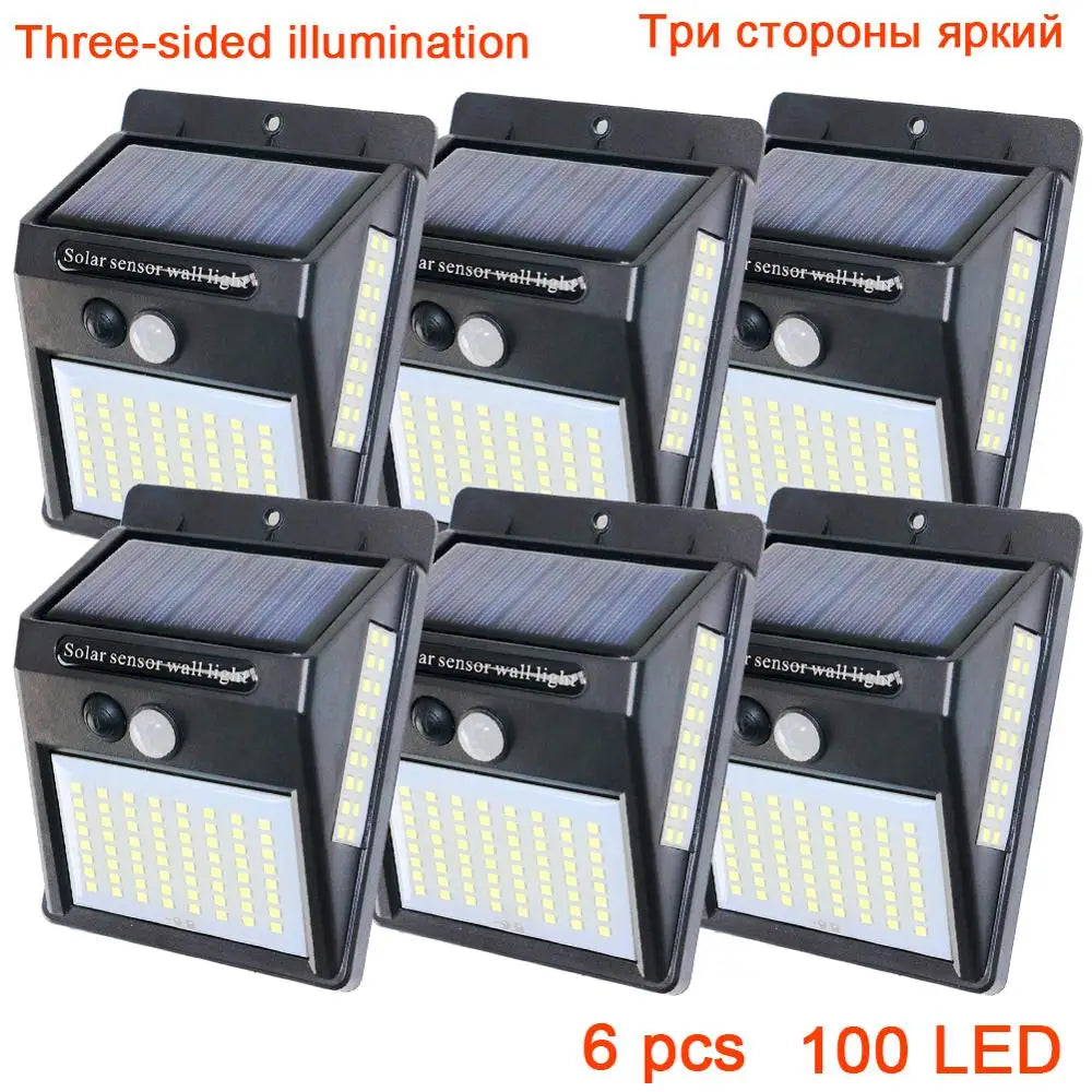 PIR Motion Sensor 100LED Solar Street Light