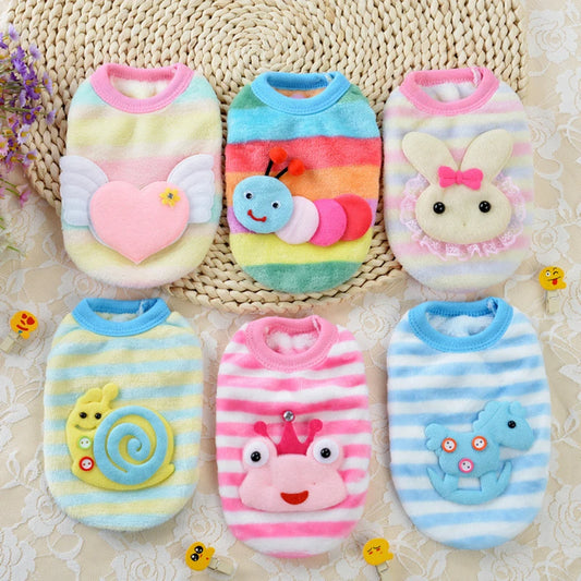 Vêtements polaires pour chiots nouveau-nés