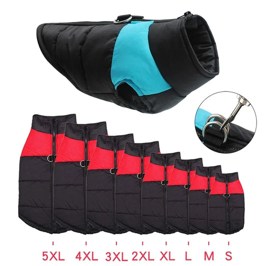 Waterproof Big Dog Vest Jacket
