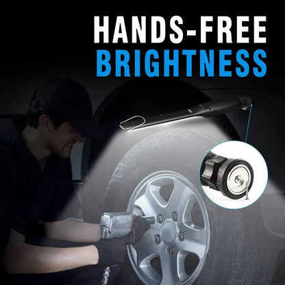 Portable LED Inspection Light - Magnetic COB Work Light for Car Repair - Bascora