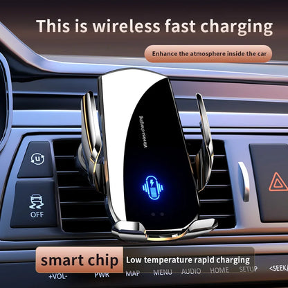 15W Magnetic Car Wireless Charger - 360° Air Vent Mount - Bascora