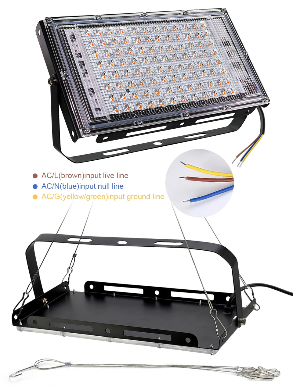 LED Grow Light AC220V - Full Spectrum Phytolamp 50W/100W/150W