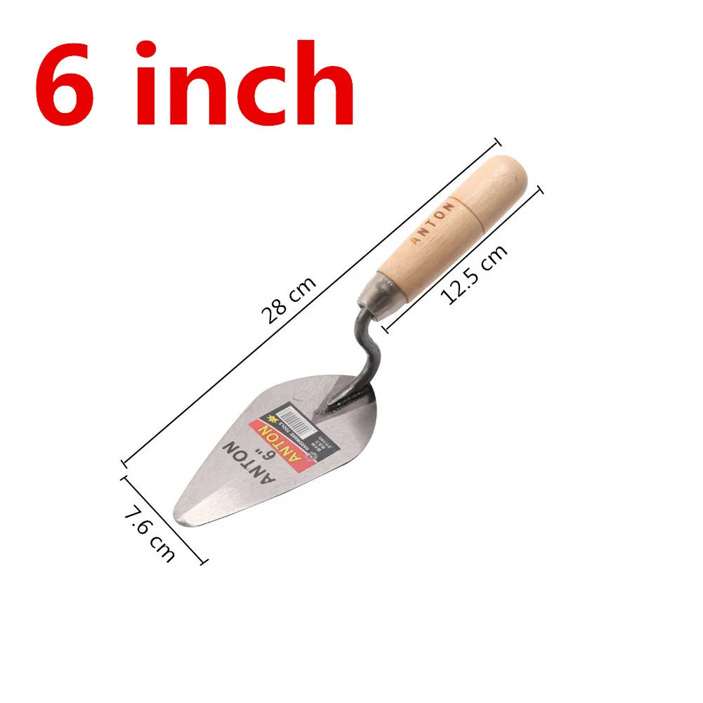 Construction Putty Knife - Carbon Steel Brick Trowel 6/7 Inch