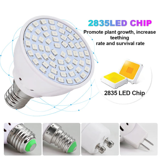 LED Grow Bulb - Full Spectrum Plant Growth Light