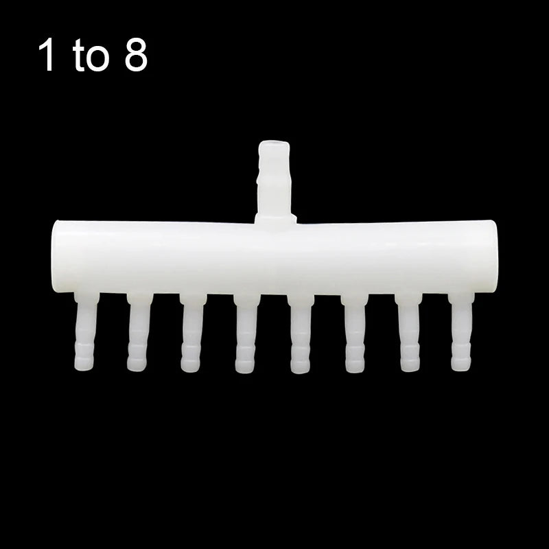 Divisor de manguera para acuario: de 8 mm a 4 mm