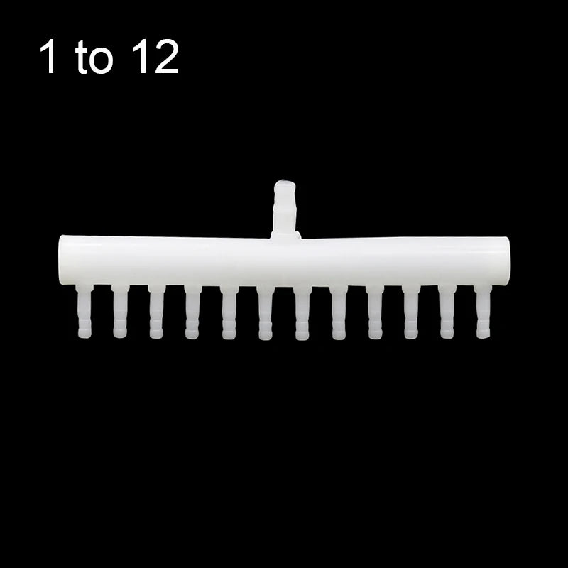 Divisor de manguera para acuario: de 8 mm a 4 mm