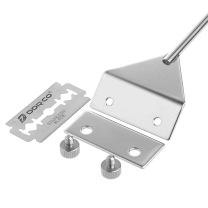 Aquarium Glass Cleaner - Stainless Steel - Bascora