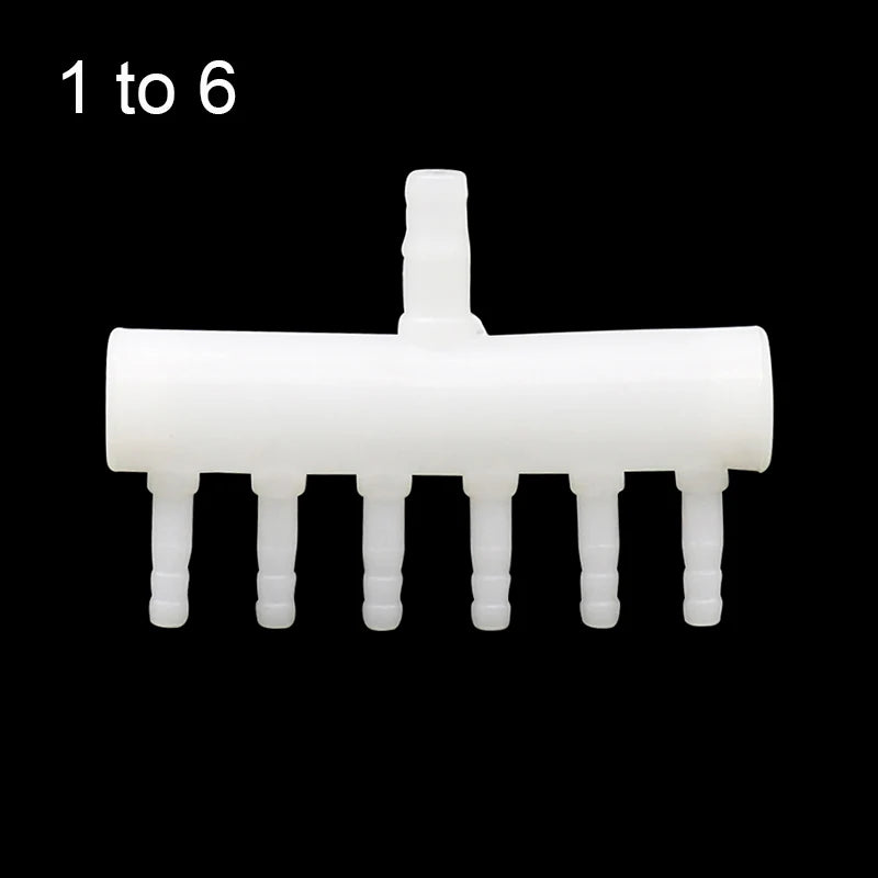 Divisor de manguera para acuario: de 8 mm a 4 mm