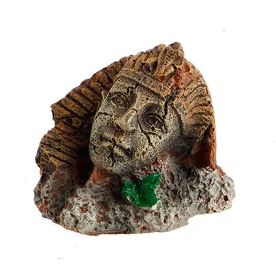 Egyptian Pharaoh Sphinx Aquarium Statue - Bascora
