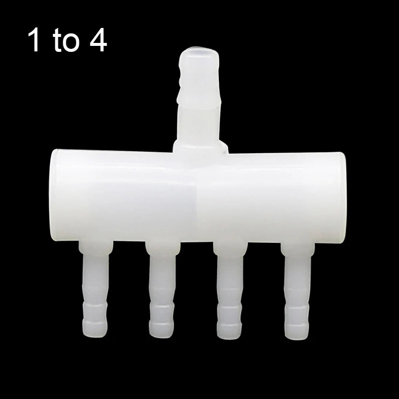 Divisor de manguera para acuario: de 8 mm a 4 mm