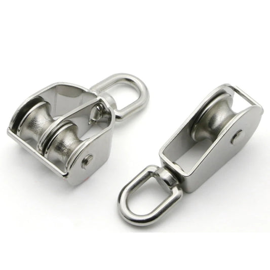 Heavy Duty Traction Wheel Pulley - Single & Double Block System
