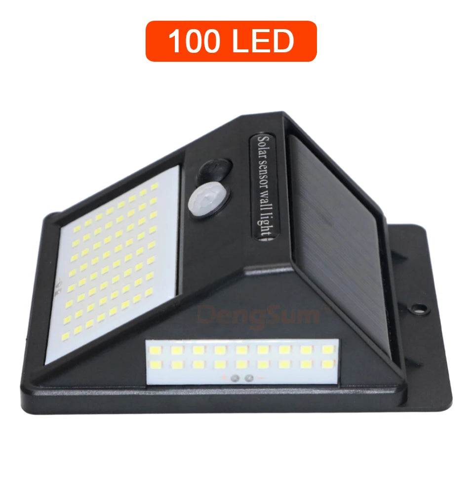 PIR Motion Sensor 100LED Solar Street Light
