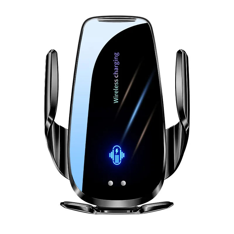 15W Car Wireless Charger Q96 - Auto Open/Close Phone Holder