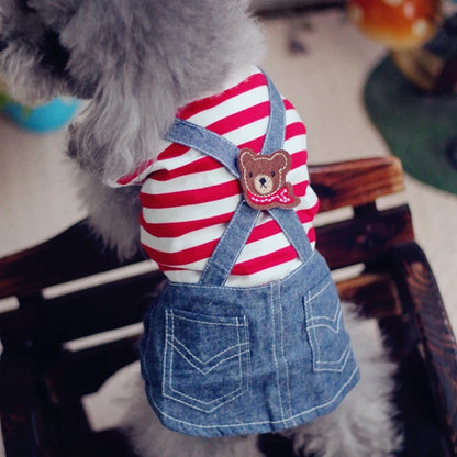 Striped Summer Dresses for Pets - Bascora