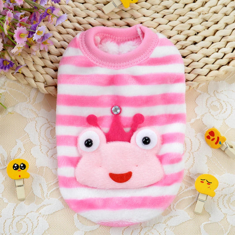 Vêtements polaires pour chiots nouveau-nés