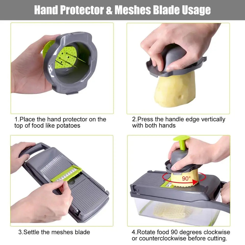 Vegetable Chopper & Multifunctional Grater