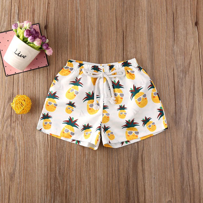 Toddler Swim Shorts Unisex - Quick Dry Beach Shorts Ages 0-4 Years - Bascora
