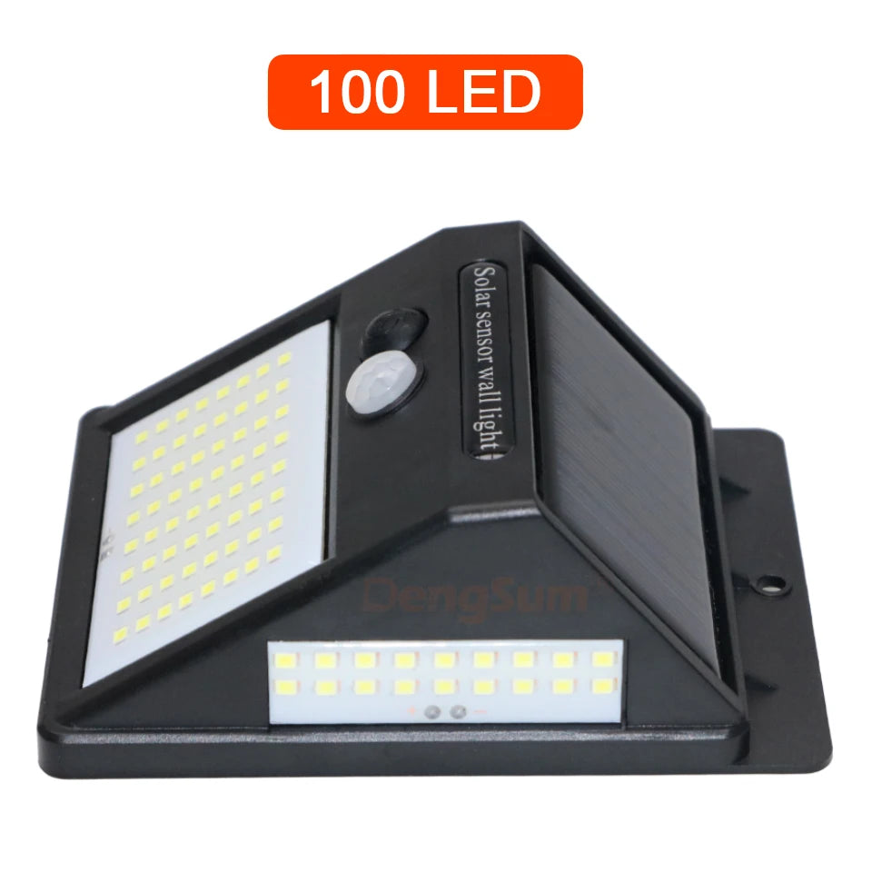 PIR Motion Sensor 100LED Solar Street Light